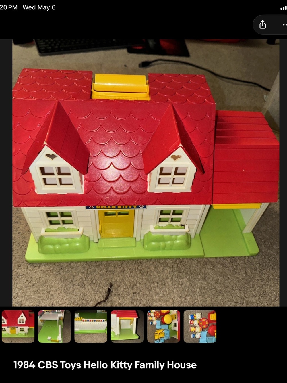 1984 vintage Hello Kitty House w/ accessories, amazing condition!
